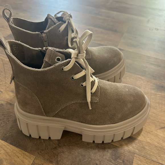 Anthropologie Sheridan Mia Platform Booties Size 37 - Picture 3 of 9